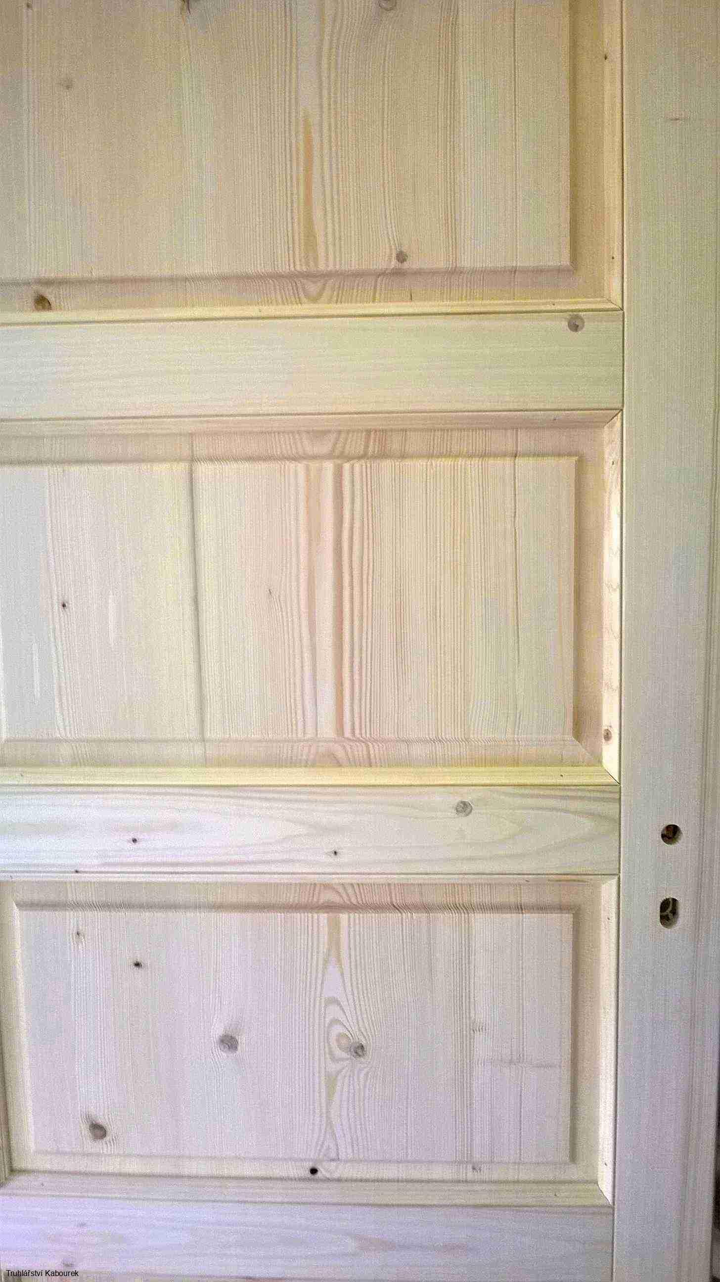 Dveře int. smrkové plné 