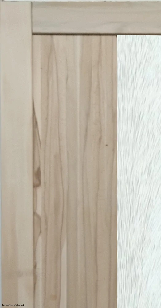 Dveře interiérové-soft-bukové částečně prosklené