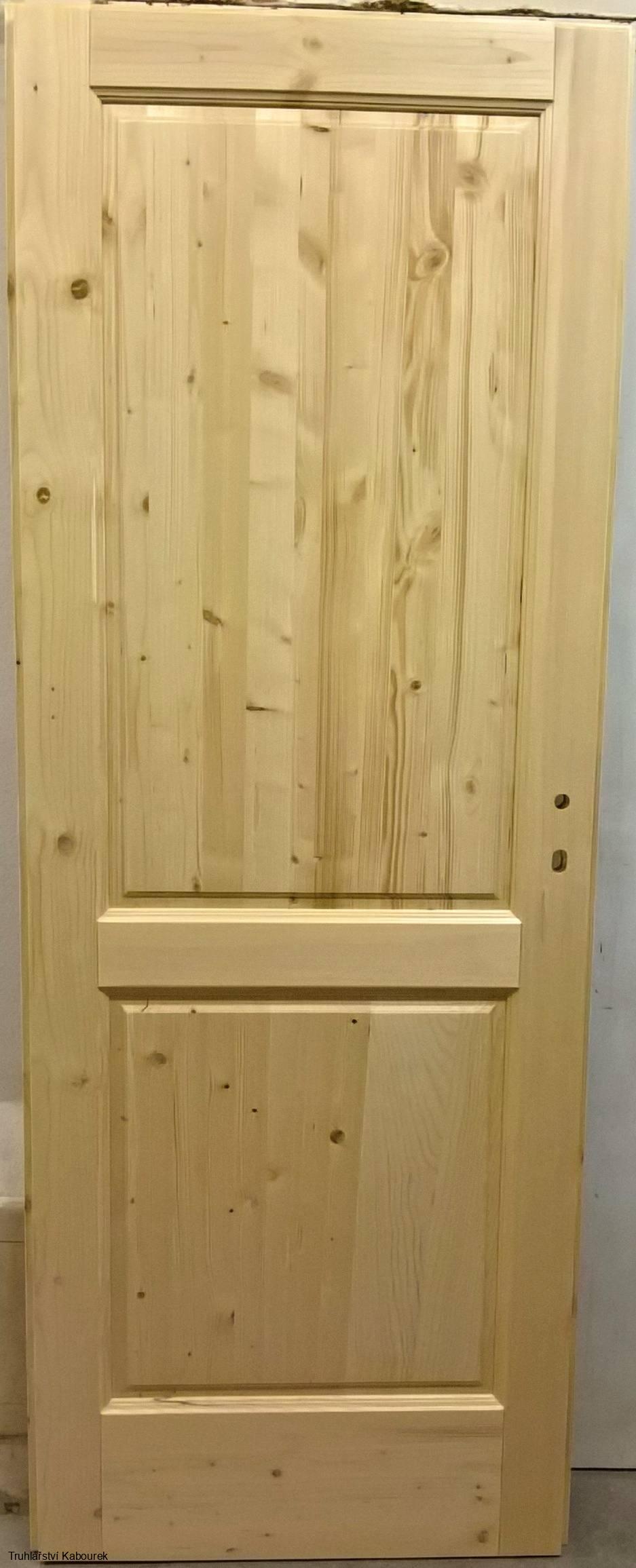 Dveře int. smrkové plné 