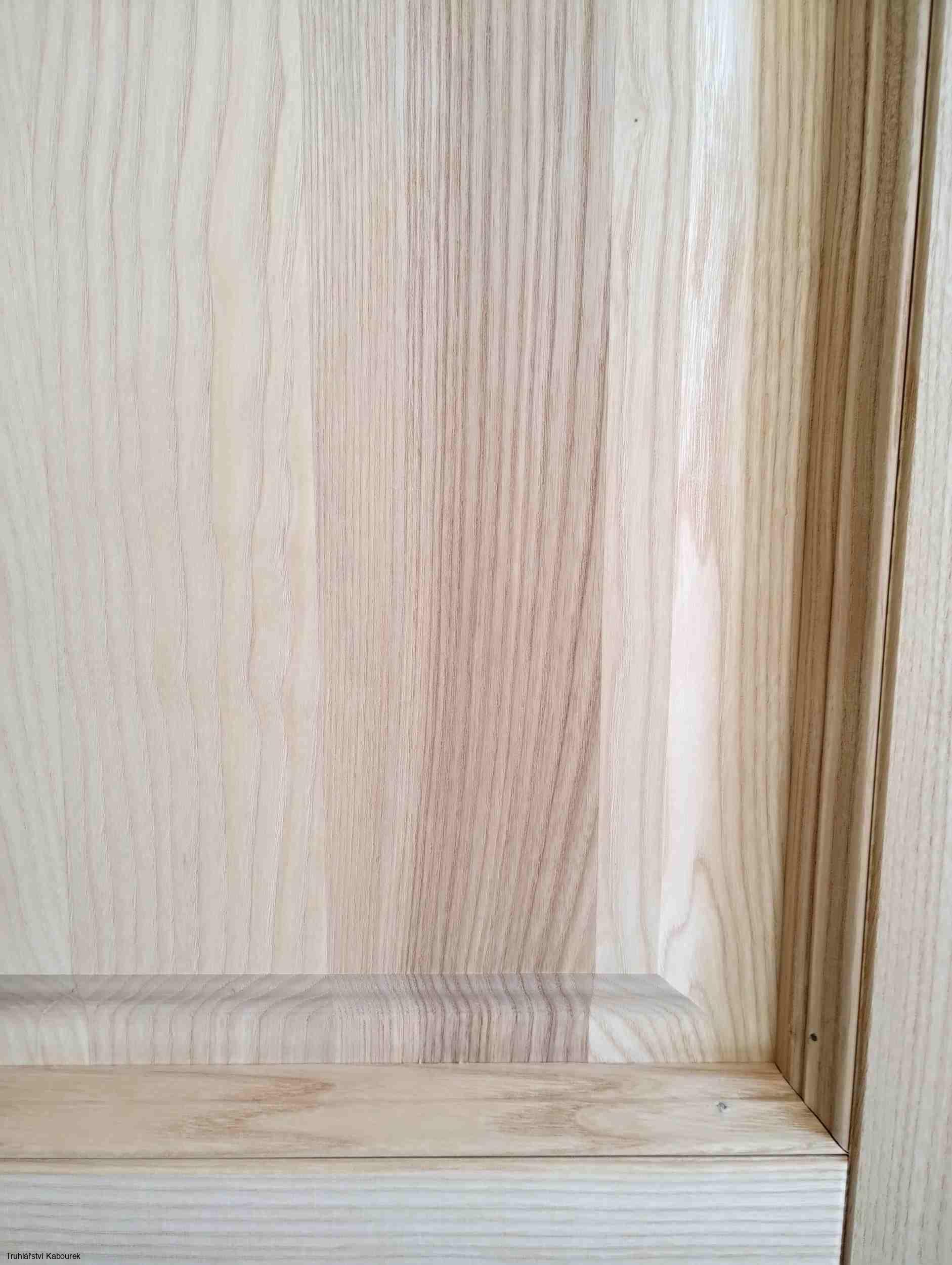 Dveře int. jasanové plné 