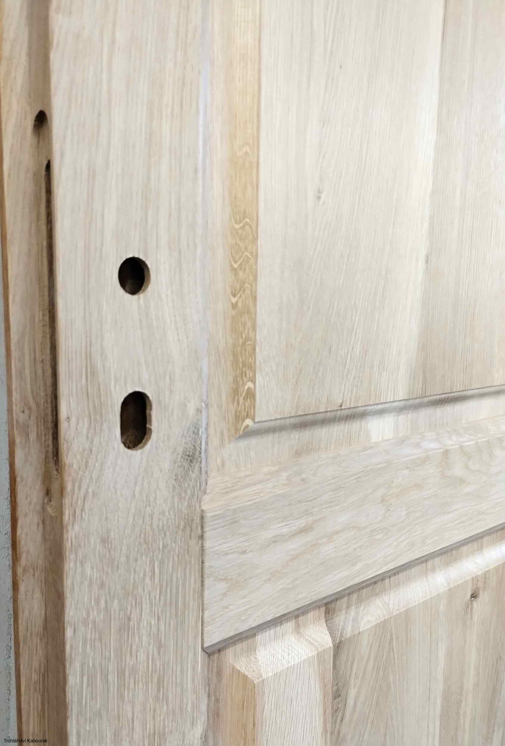 Dveře int. dubové plné