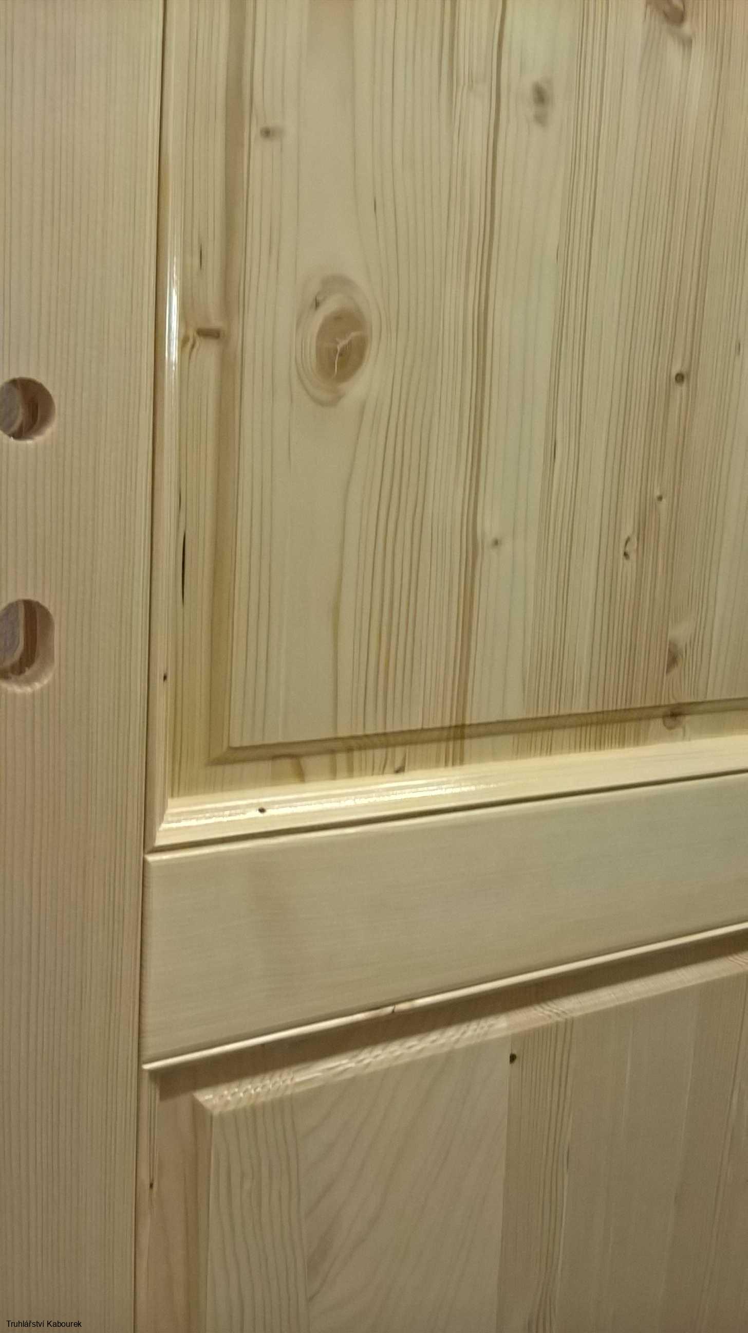 Dveře int. smrkové plné 