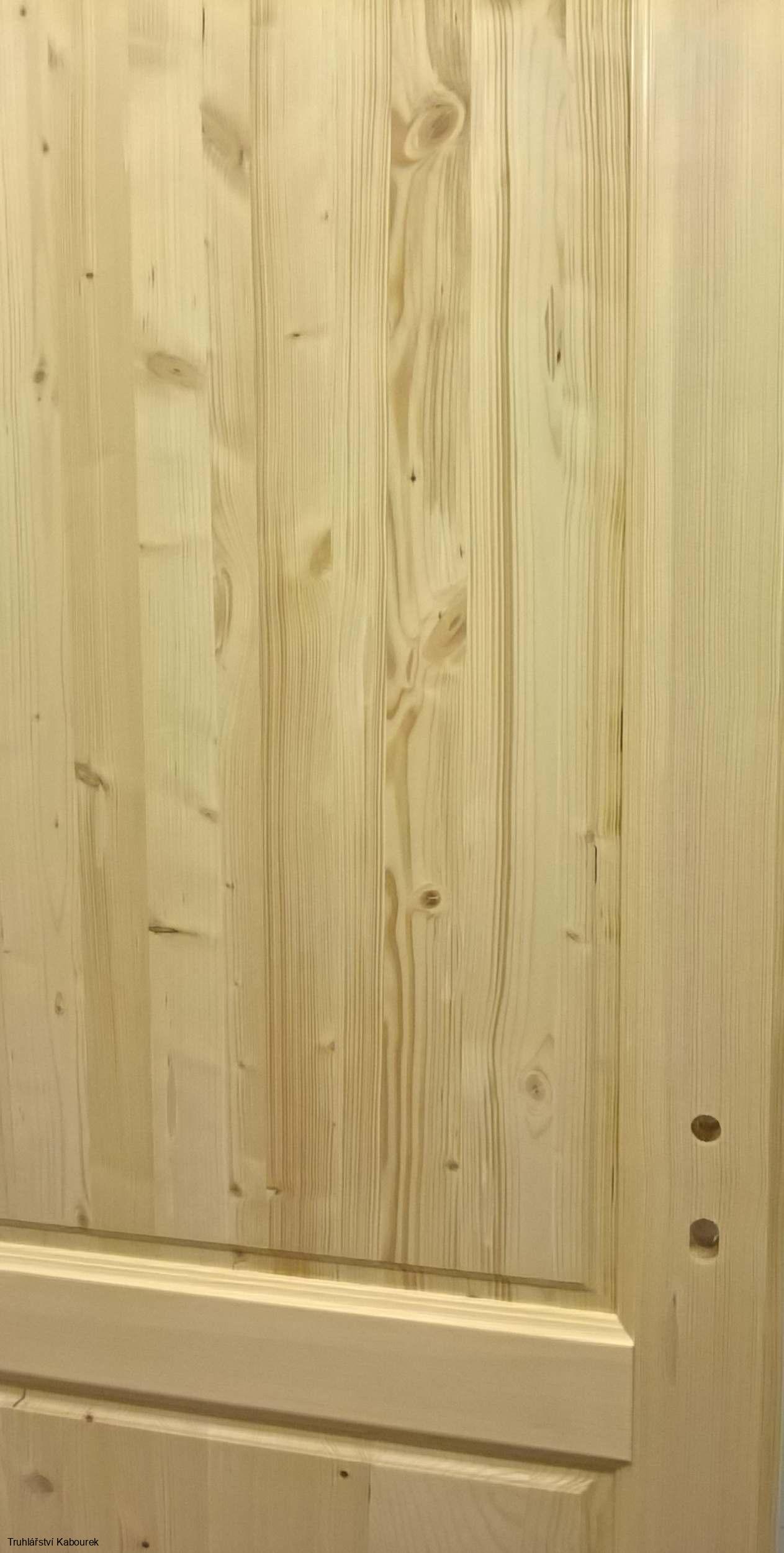 Dveře int. smrkové plné 