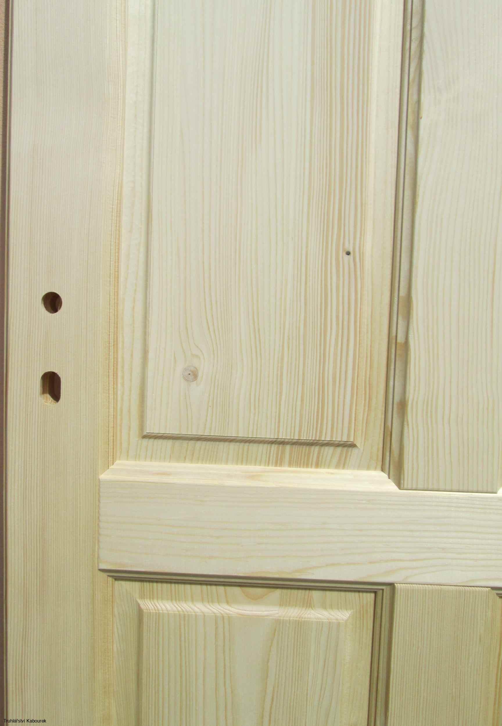 Dveře int. smrkové plné 