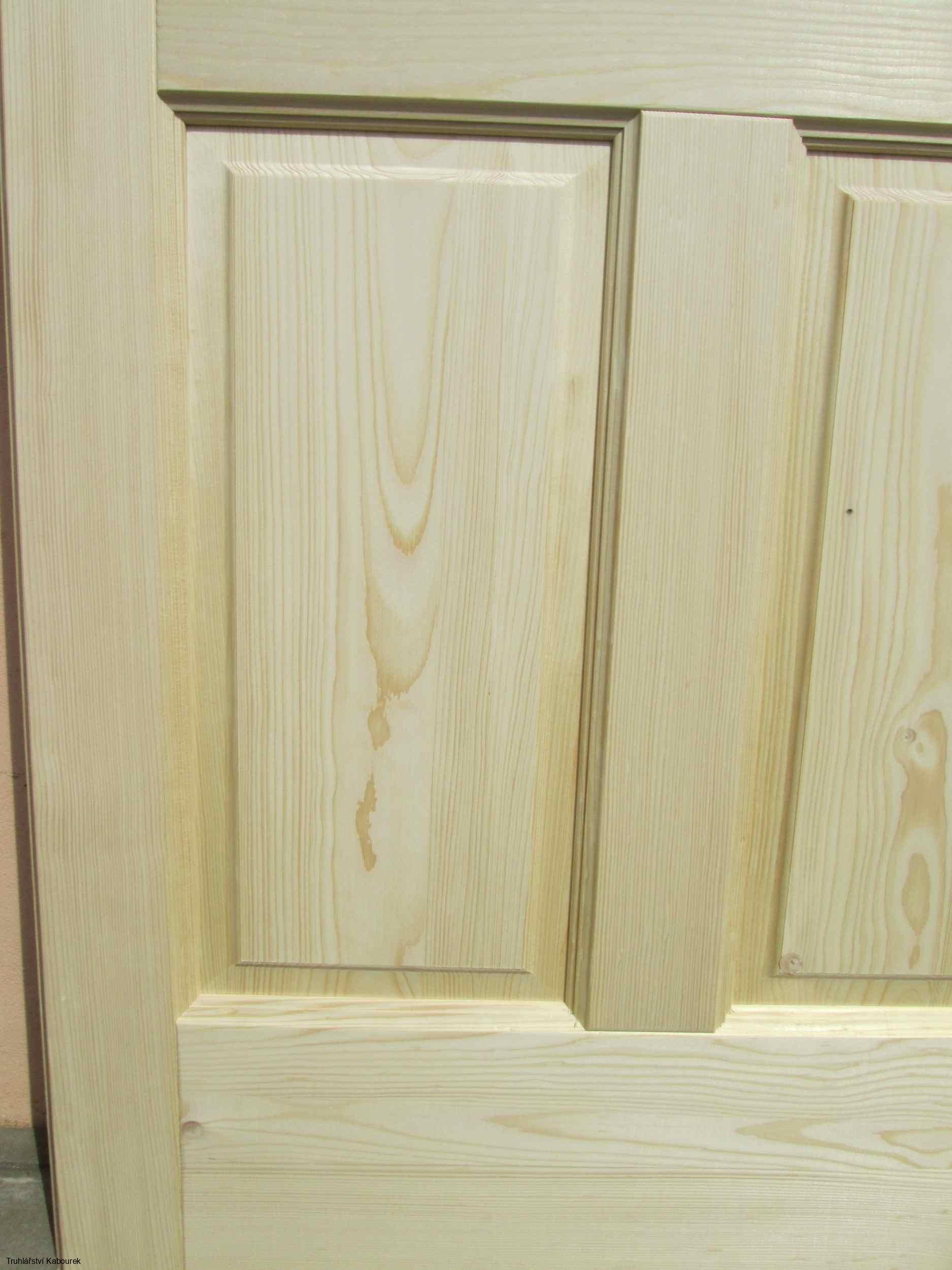 Dveře int. smrkové plné 