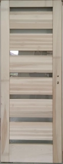 Dveře interiérové-soft-bukové částečně prosklené