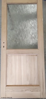 Dveře int. dubové prosklené